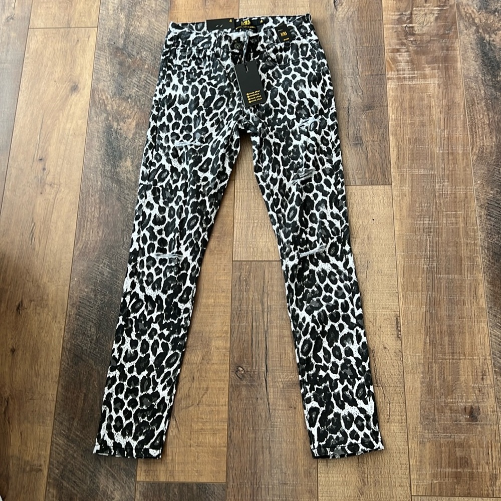 L&B Leopard print jeans